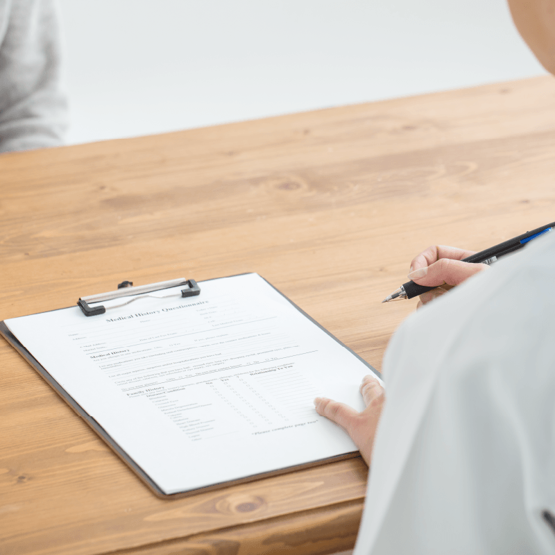 施術前チェック